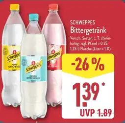 Aldi Nord SCHWEPPES Bittergetränk Angebot