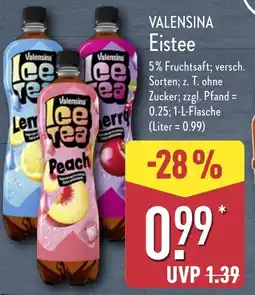 Aldi Nord VALENSINA Eistee Angebot