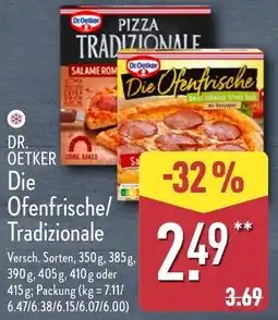 Aldi Nord DR. OETKER Die Ofenfrische/ Tradizionale Angebot