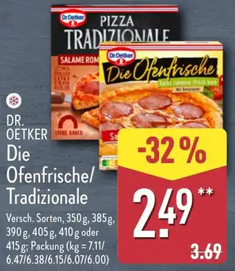 Aldi Nord DR. OETKER Die Ofenfrische/ Tradizionale Angebot