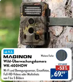 Aldi Nord MAGINON Wild-Überwachungskamera WK-400HDW Angebot