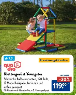 Aldi Nord qua dro Klettergerüst Youngster Angebot