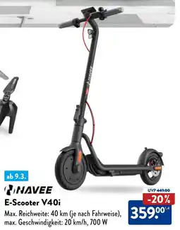 Aldi Nord NAVEE E-Scooter V40i Angebot