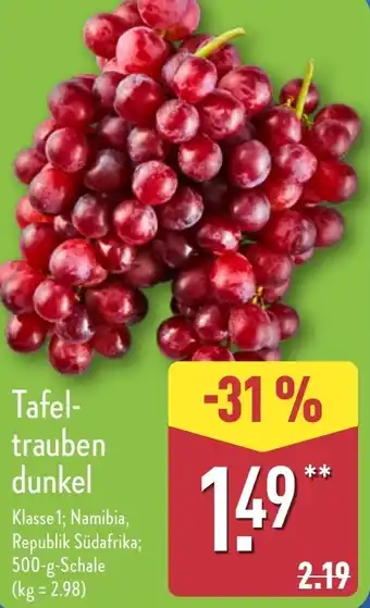 Aldi Nord Tafel- trauben dunkel Angebot