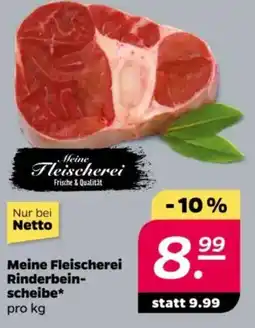 NETTO Meine Fleischerei Rinderbein- scheibe Angebot