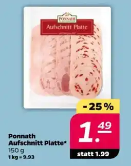 NETTO Ponnath Aufschnitt Platte Angebot