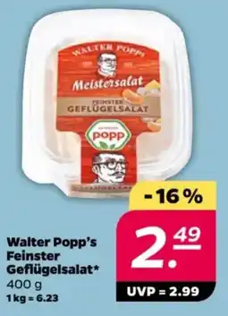 NETTO Walter Popp's Feinster Geflügelsalat Angebot