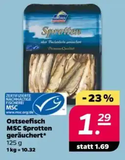 NETTO Ostseefisch MSC Sprotten geräuchert Angebot