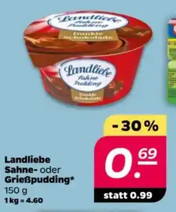 NETTO Landliebe Sahne- oder Grießpudding Angebot