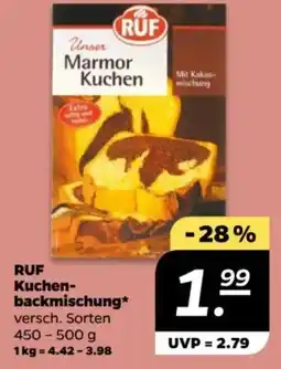 NETTO RUF Kuchen- backmischung Angebot