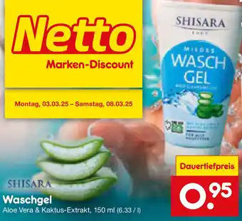 Netto Marken-Discount SHISARA Waschgel Angebot