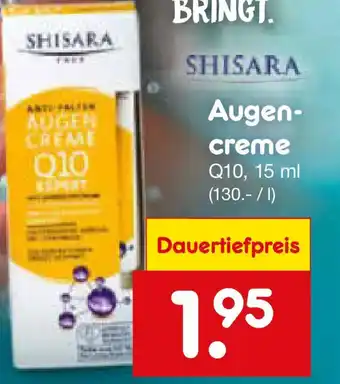 Netto Marken-Discount SHISARA Augencreme Q10 Angebot