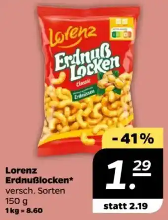 NETTO Lorenz Erdnuẞlocken Angebot