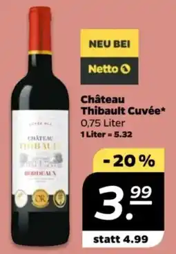 NETTO Château Thibault Cuvée Angebot