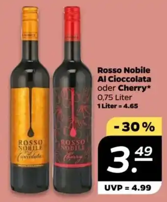 NETTO Rosso Nobile Al Cioccolata oder Cherry Angebot