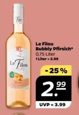 NETTO Le Filou Bubbly Pfirsich Angebot