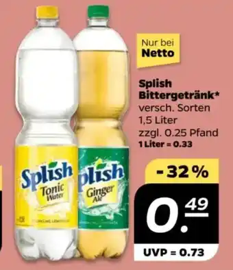 NETTO Splish Bittergetränk Angebot