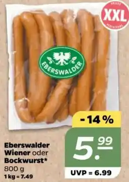 NETTO Eberswalder Wiener oder Bockwurst Angebot