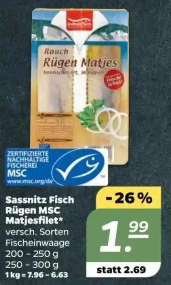 NETTO Sassnitz Fisch Rügen MSC Matjesfilet Angebot