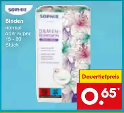 Netto Marken-Discount SOPHIE Binden Angebot