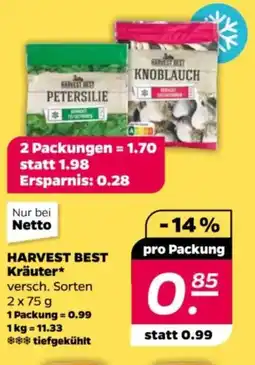 NETTO HARVEST BEST Kräuter Angebot