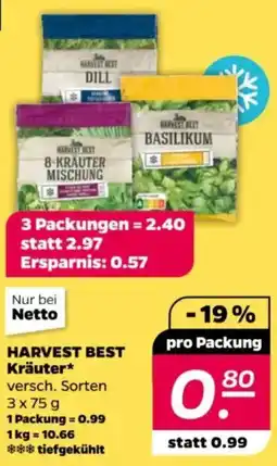 NETTO HARVEST BEST Kräuter Angebot