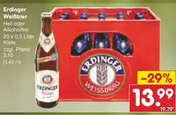 Netto Marken-Discount Erdinger Weißbier Angebot