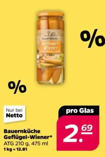 NETTO Bauernküche Geflügel-Wiener Angebot