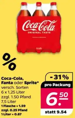 NETTO Coca-Cola, Fanta oder Sprite Angebot