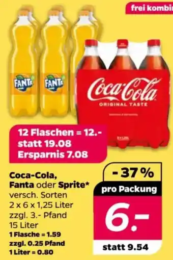 NETTO Coca-Cola, Fanta oder Sprite Angebot