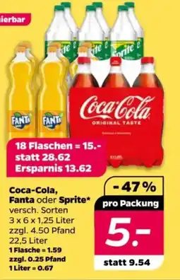 NETTO Coca-Cola, Fanta oder Sprite Angebot