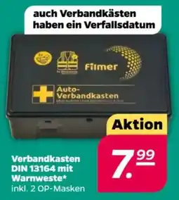 NETTO Verbandkasten Verbandkasten DIN 13164 mit Warnweste Angebot