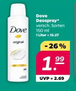 NETTO Dove Deospray Angebot