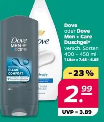 NETTO Dove oder Dove Men + Care Duschgel Angebot