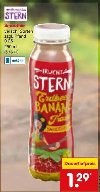 Netto Marken-Discount Frucht STERN Smoothie Angebot