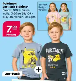 NETTO Pokémon 2er-Pack T-Shirts Angebot