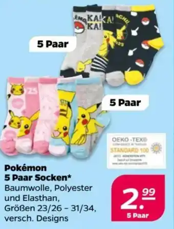 NETTO Pokémon 5 Paar Socken Angebot