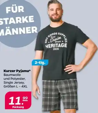 NETTO Kurzer Pyjama Angebot