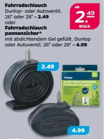 NETTO Fahrradschlauch oder Fahrradschlauch pannensicher Angebot