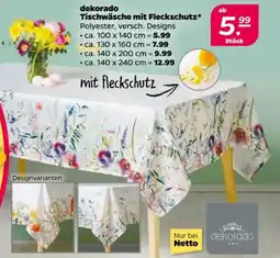 NETTO dekorado Tischwäsche mit Fleckschutz Angebot