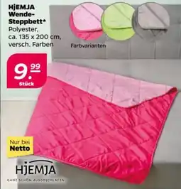 NETTO HJEMJA Wende- Steppbett` Angebot