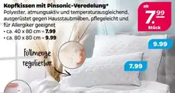 NETTO Kopfkissen mit Pinsonic-Veredelung Angebot