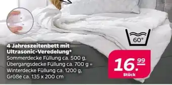 NETTO 4 Jahreszeitenbett mit Ultrasonic-Veredelung Angebot