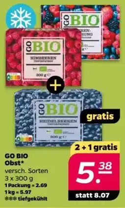 NETTO GO BIO Obst Angebot