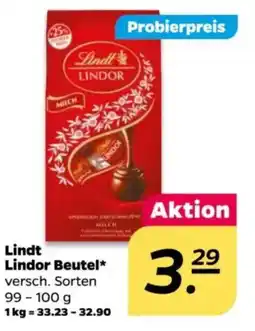 NETTO Lindor Beutel Angebot