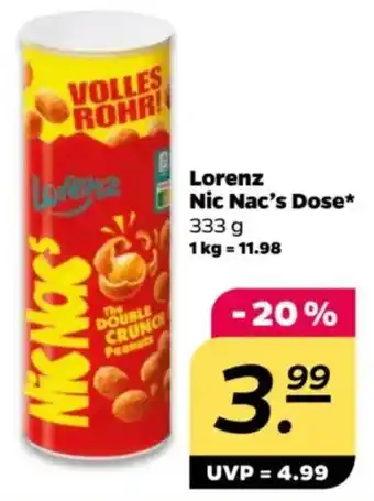 NETTO Lorenz Nic Nac's Dose Angebot