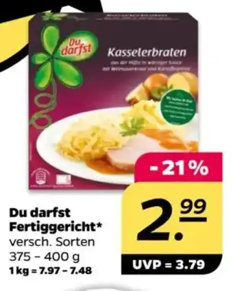 NETTO Du darfst Fertiggericht Angebot