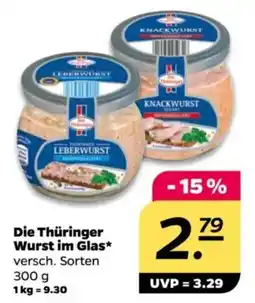 NETTO Die Thüringer Wurst im Glas Angebot