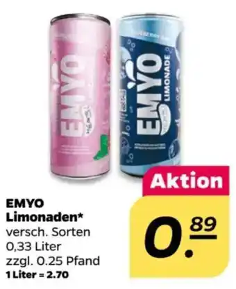 NETTO EMYO Limonaden Angebot