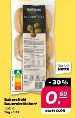 NETTO Bakersfield Bauernbrötchen Angebot